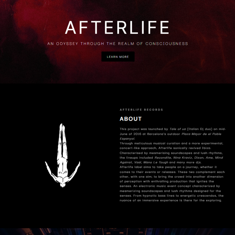 Afterlife Records Project Review